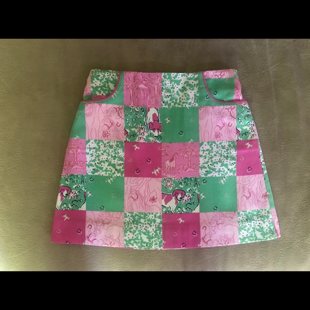 Lilly Pulitzer girls a-line skirt.  Size 4